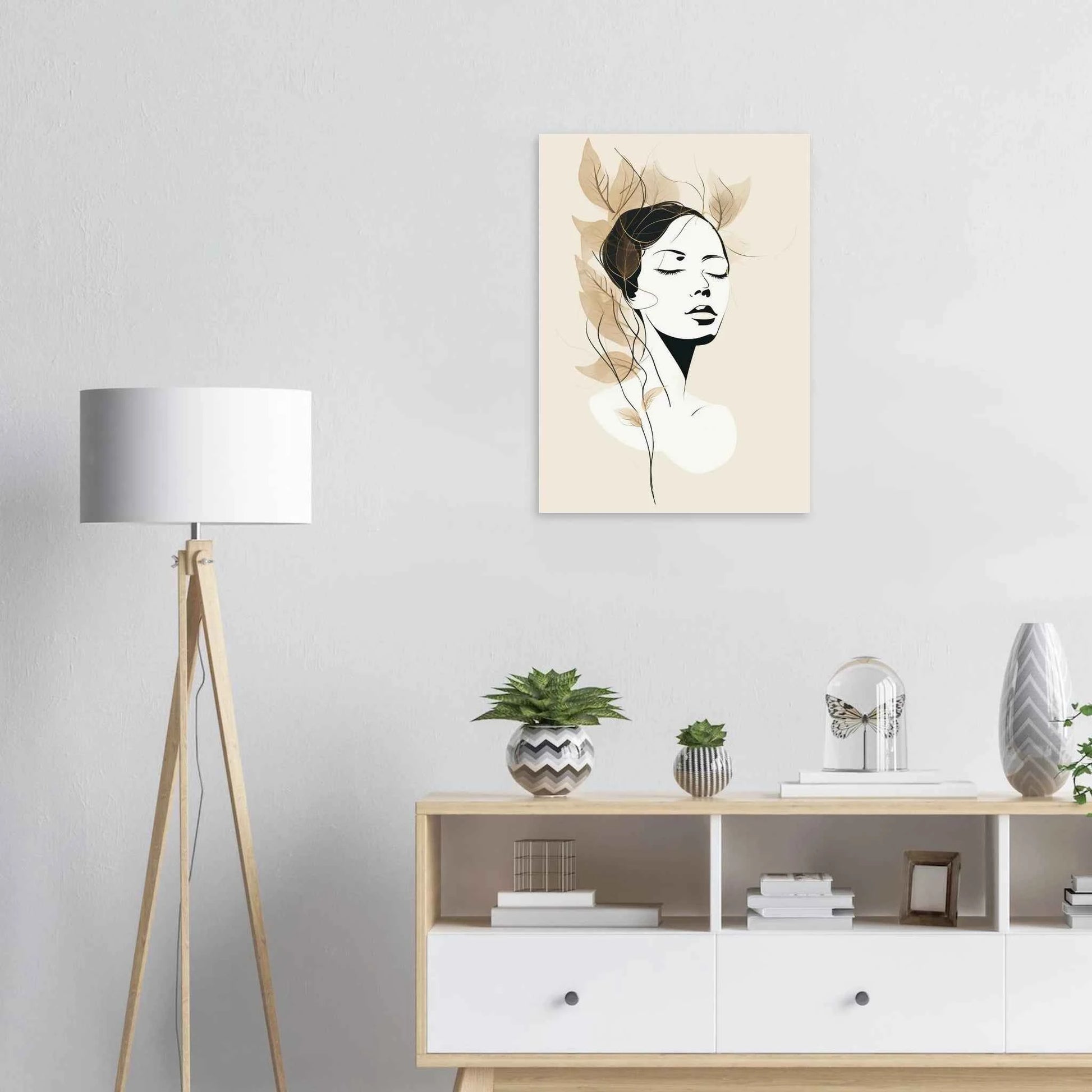 Serene Botanical Elegance Art Print
