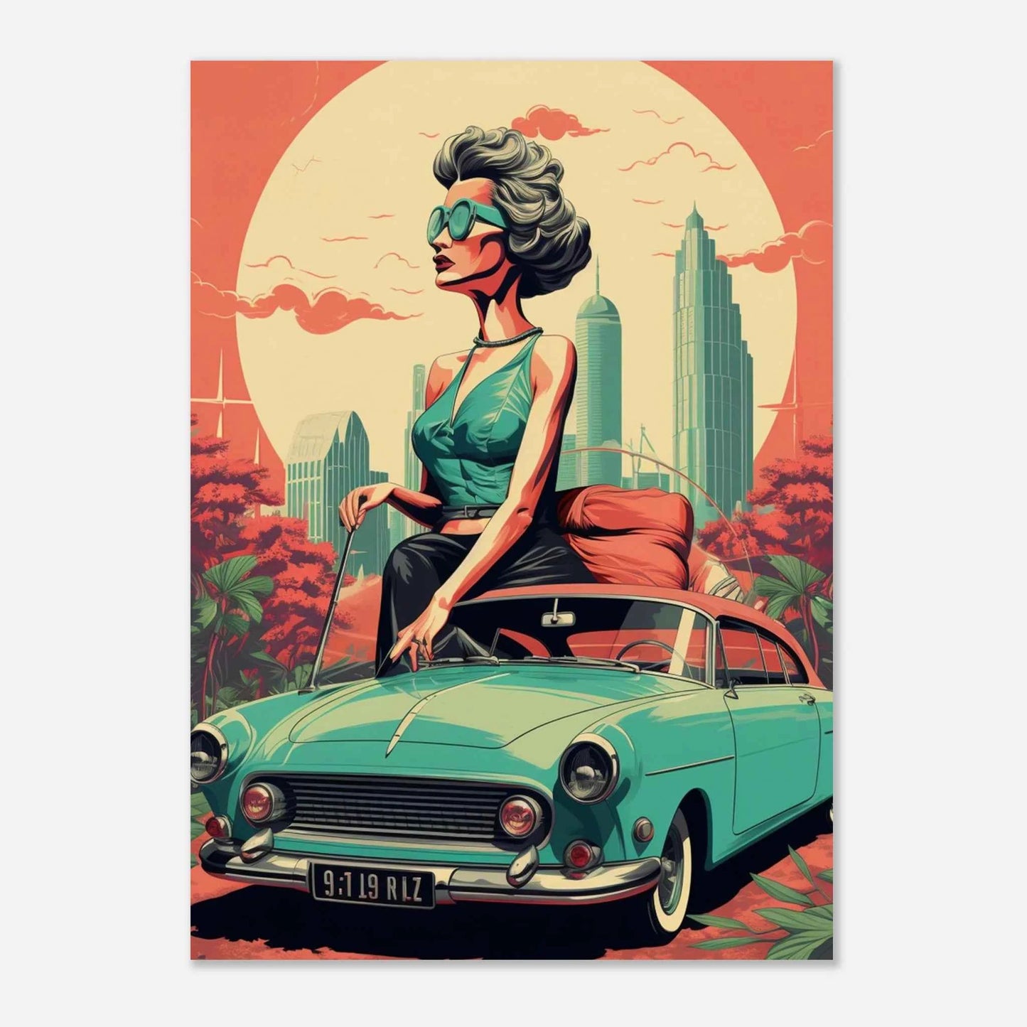 Retro Poster - Vintage Wall Art for Nostalgic Home Decor