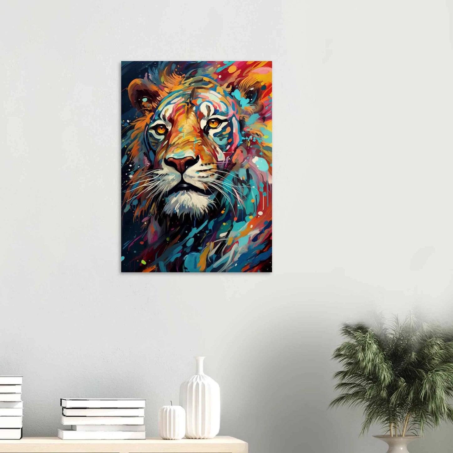 Lion Canvas Art Print