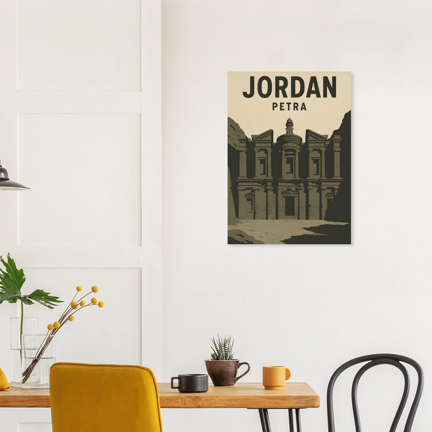 Jordan Petra Vintage Travel Poster - Canvasero
