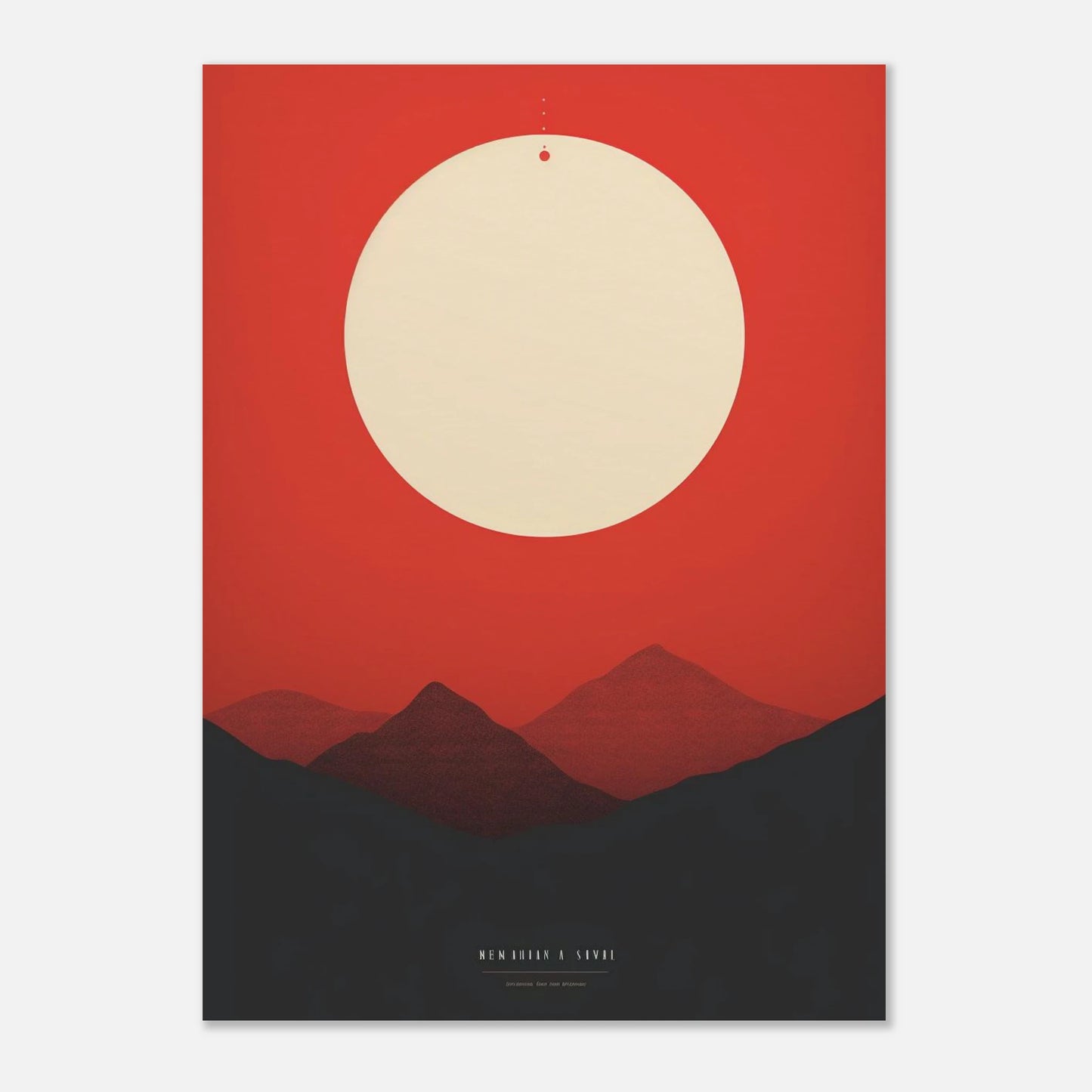 Sunset Peaks - Canvasero
