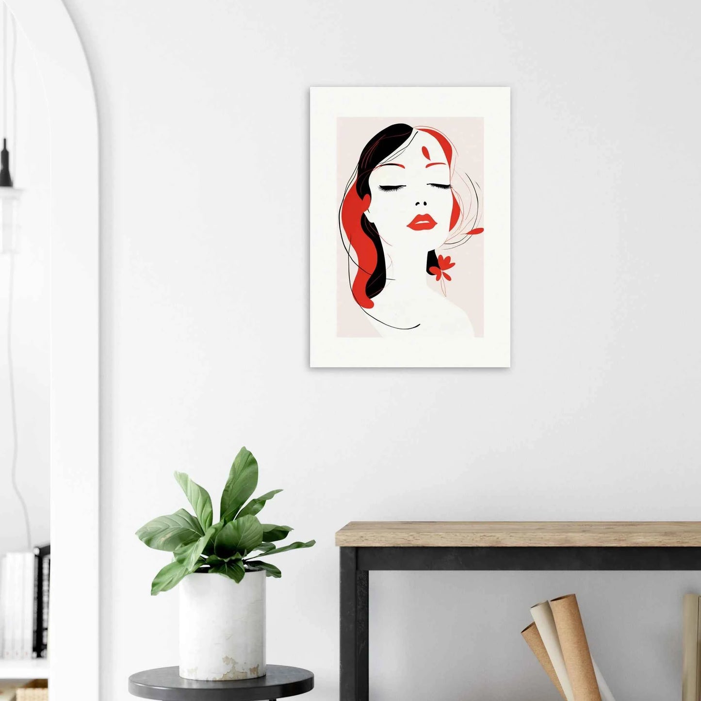 Modern Abstract Portrait Art