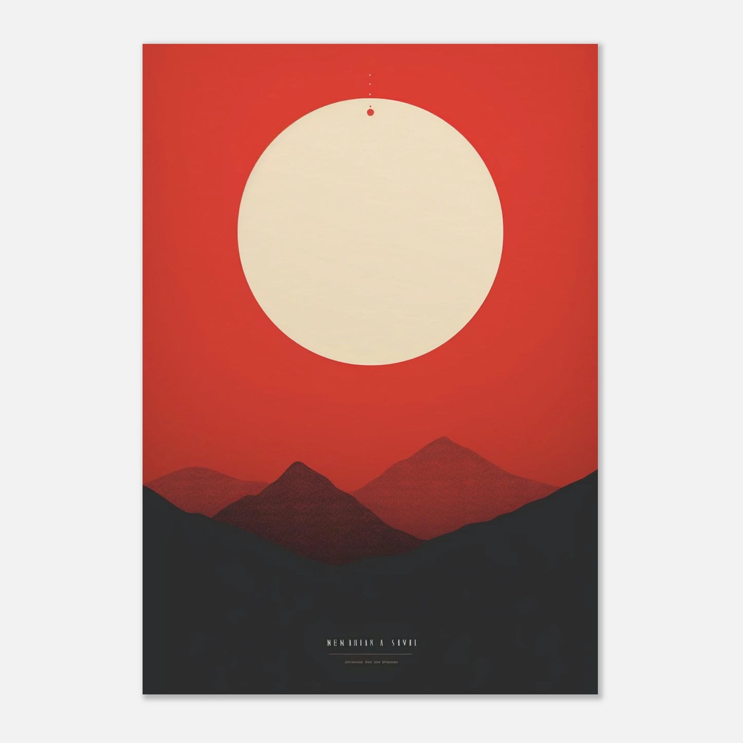 Sunset Peaks - Canvasero