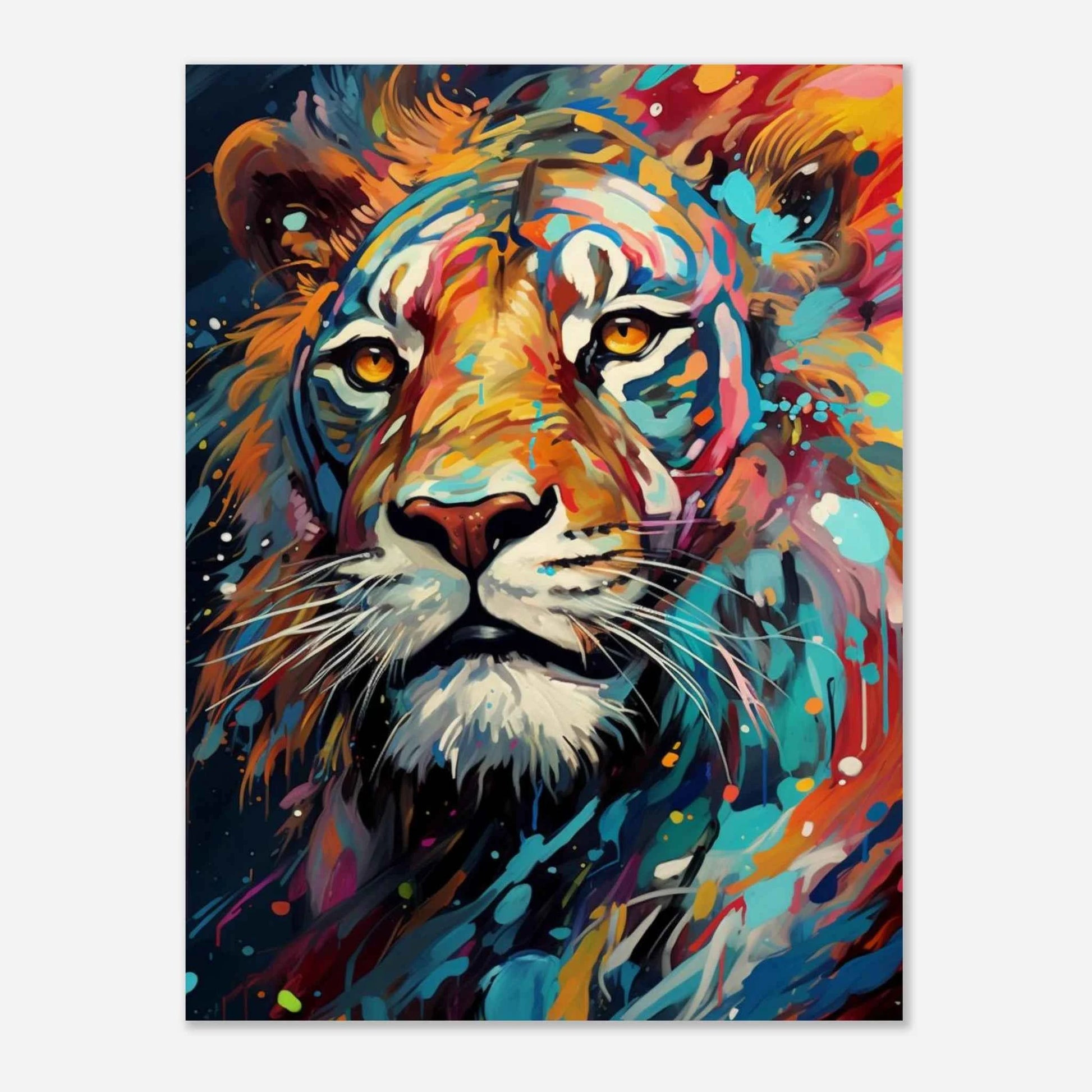 Lion Canvas Art Print