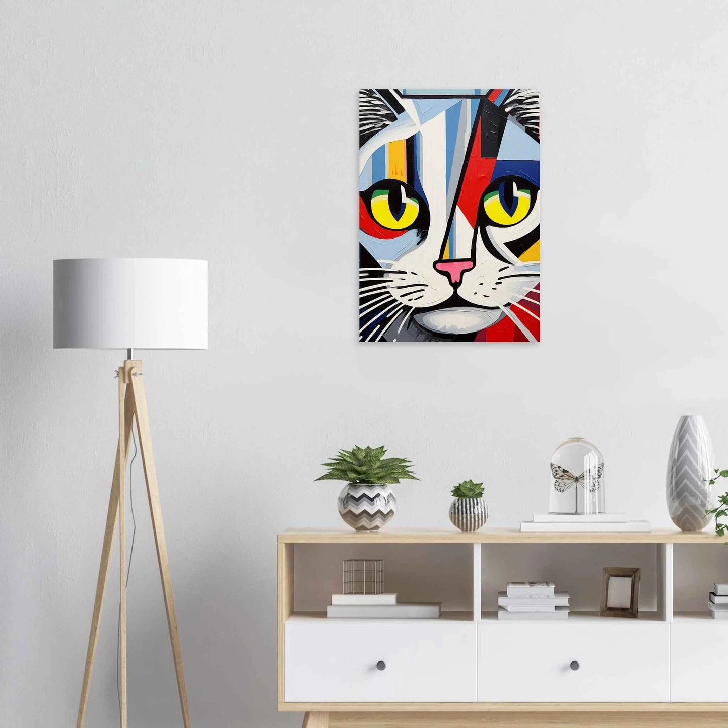 Cat - Pop Art Print Vibrant