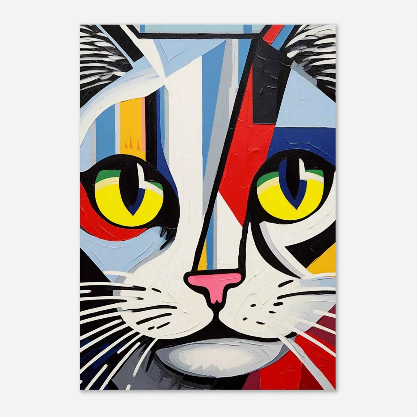 Cat - Pop Art Print Vibrant
