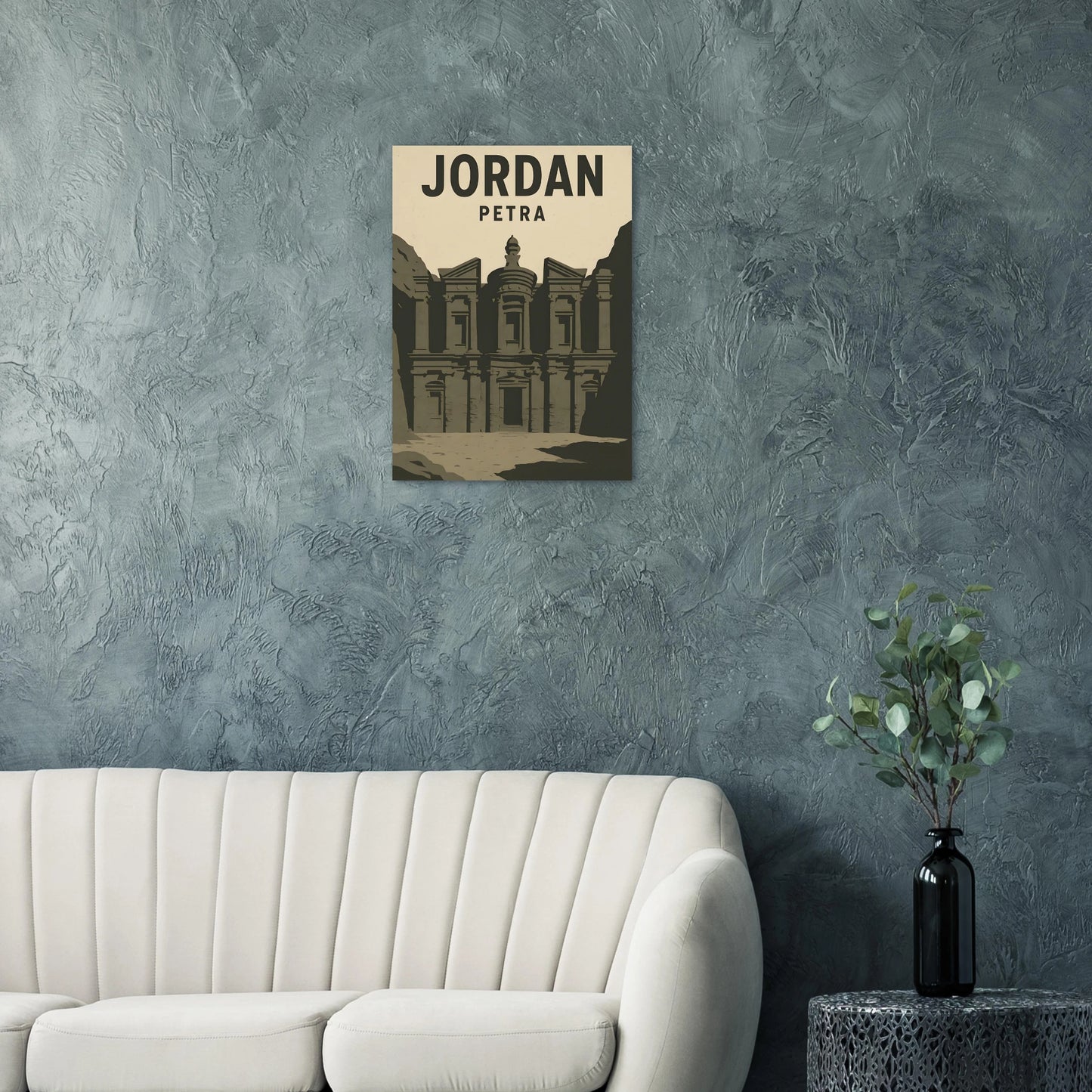 Jordan Petra Vintage Travel Poster - Canvasero