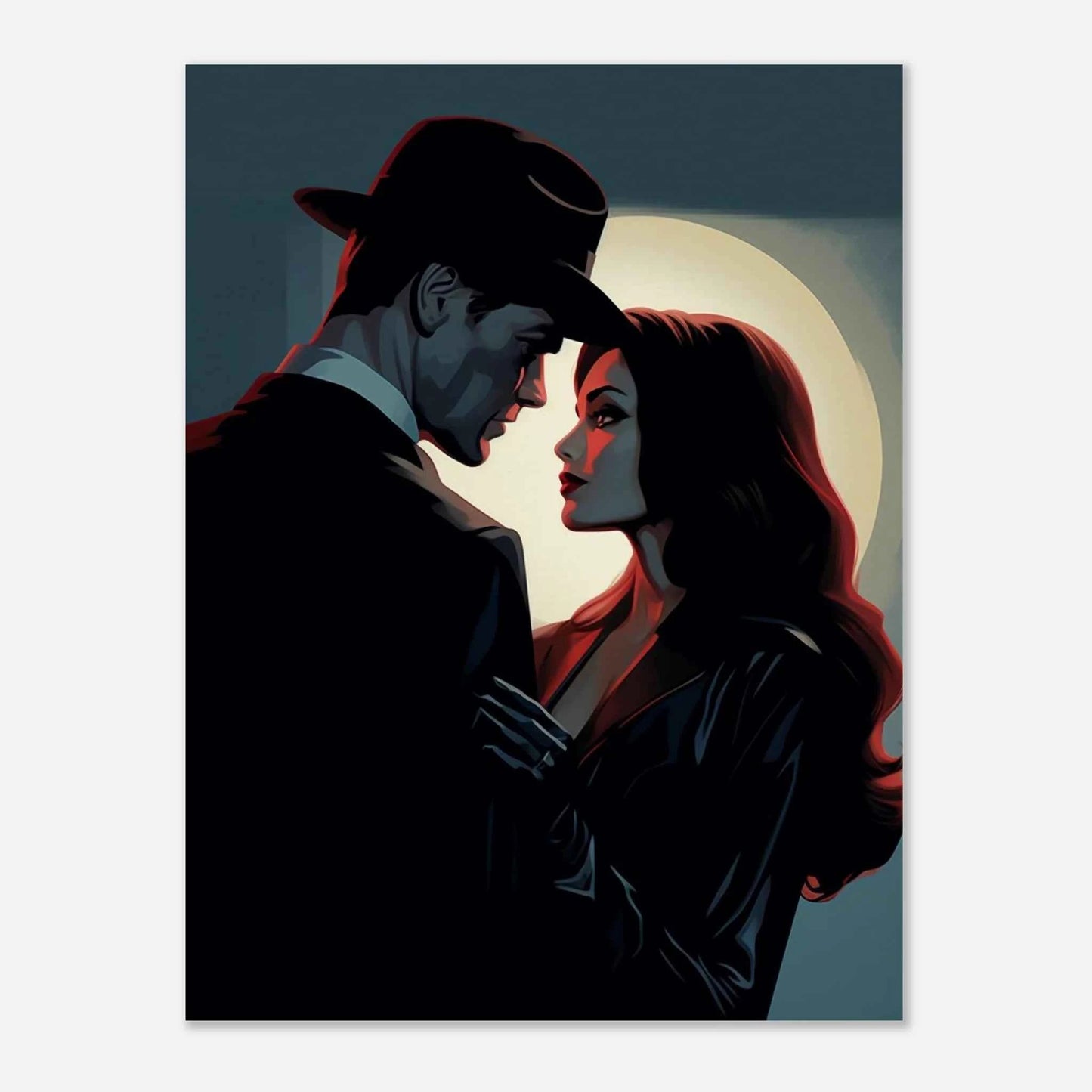 Noir Romance Art Print