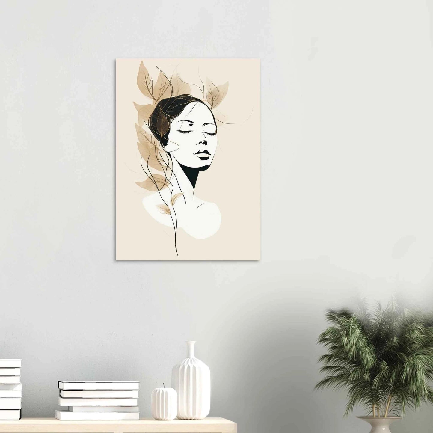 Serene Botanical Elegance Art Print