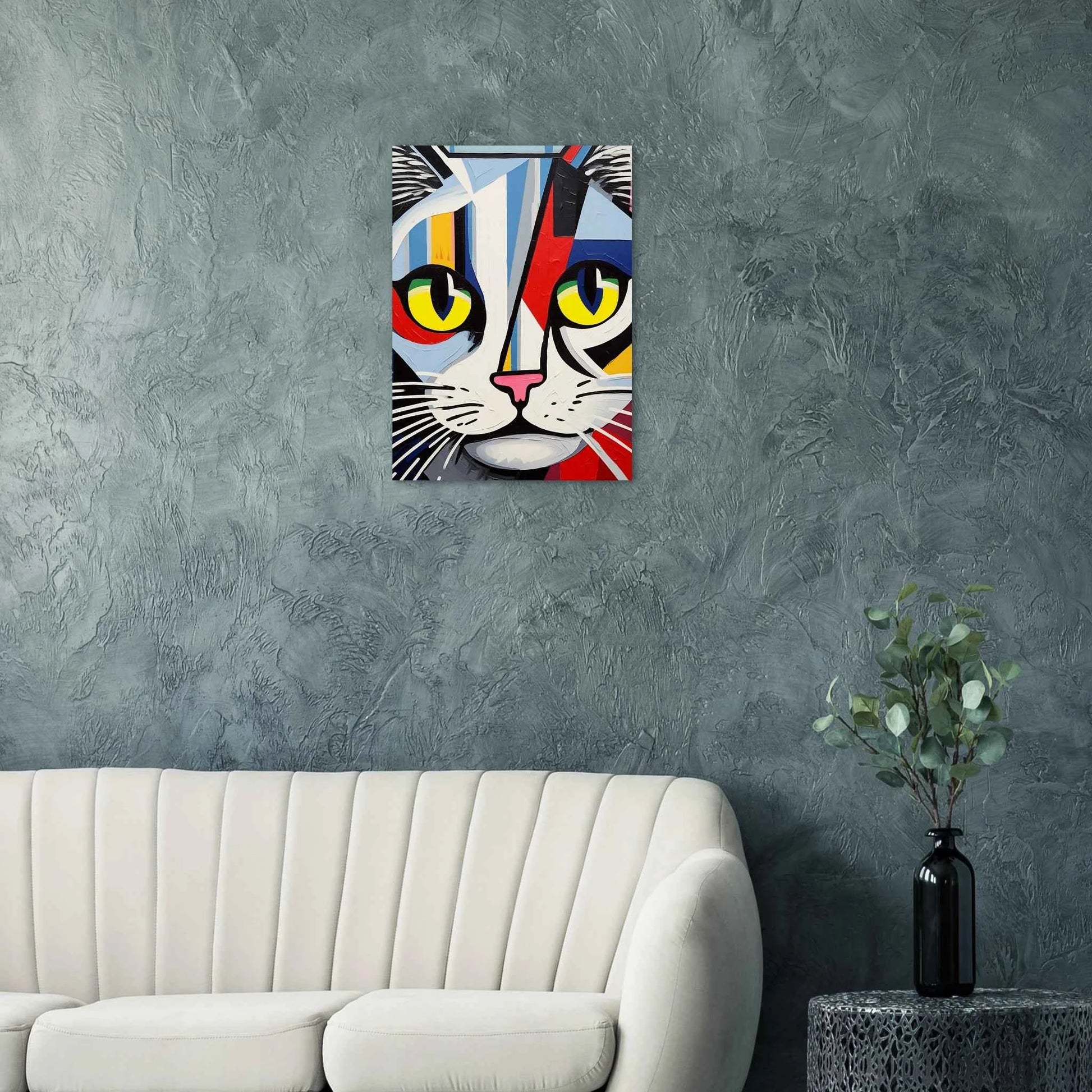 Cat - Pop Art Print Vibrant
