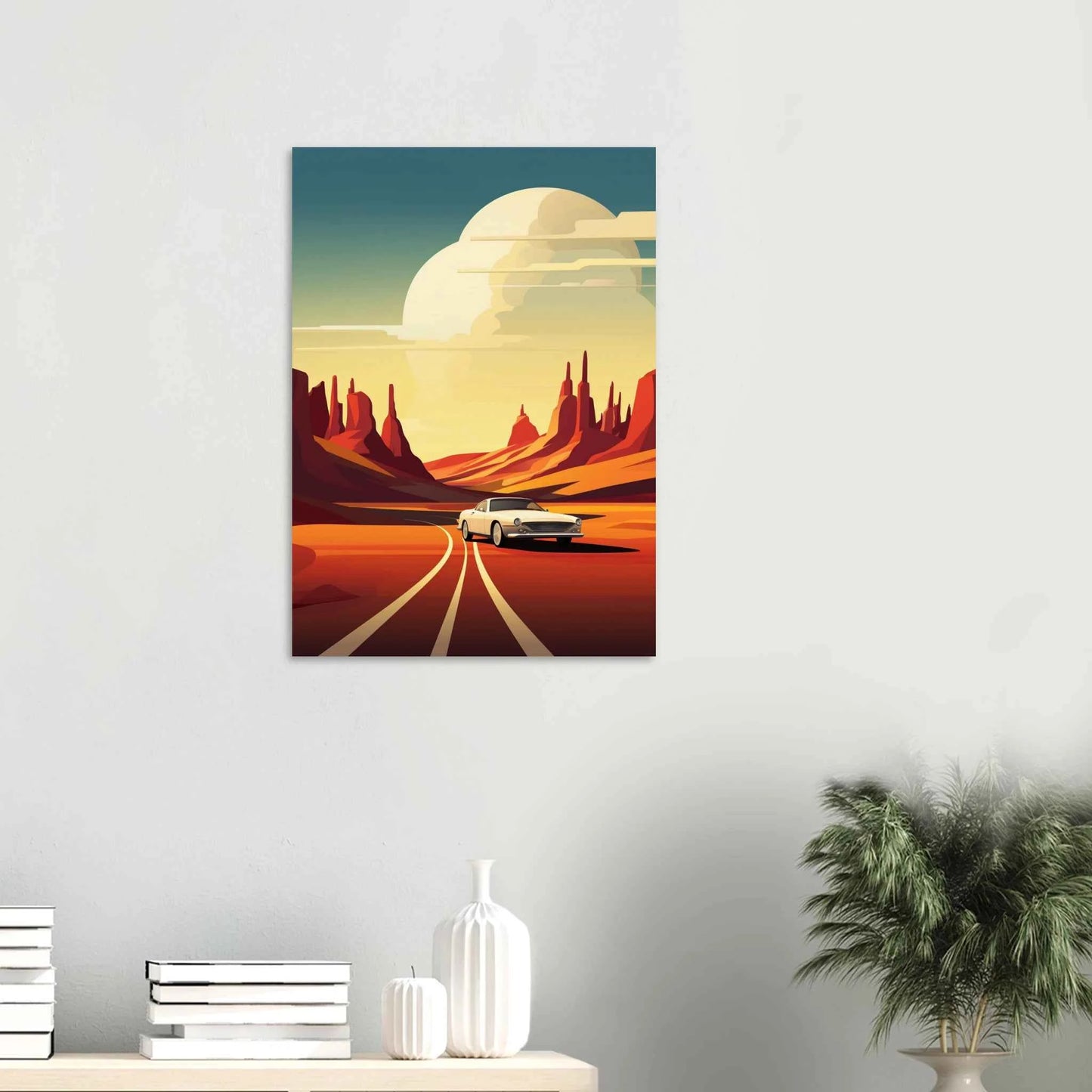 Desert Drive Art Print