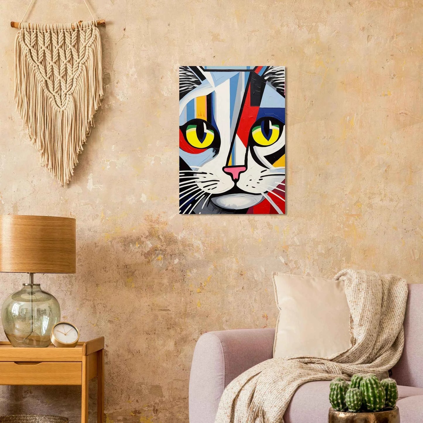Cat - Pop Art Print Vibrant