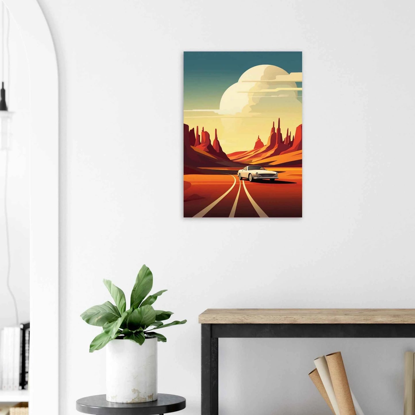 Desert Drive Art Print