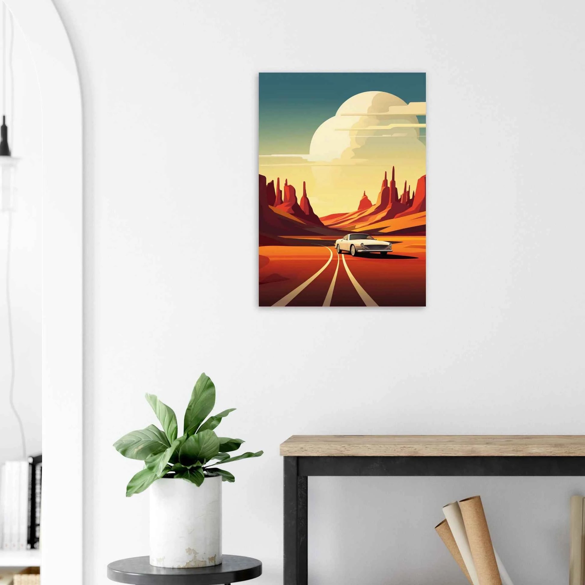 Desert Drive Art Print