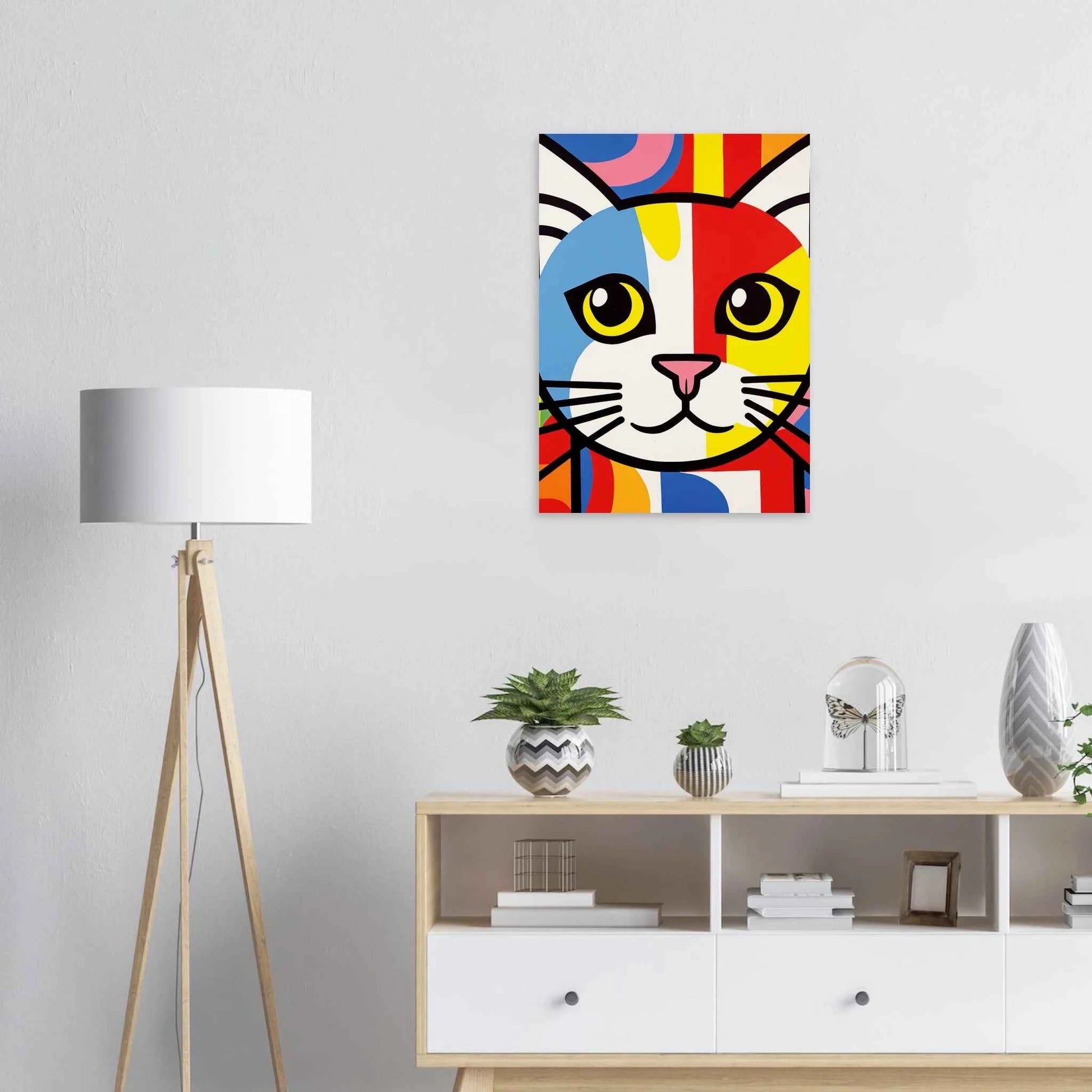 Pop Art Cat Print